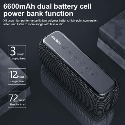 XDOBO X8 60W Wireless Bluetooth Speaker Outdoor Subwoofer Support TWS & TF Card, X8