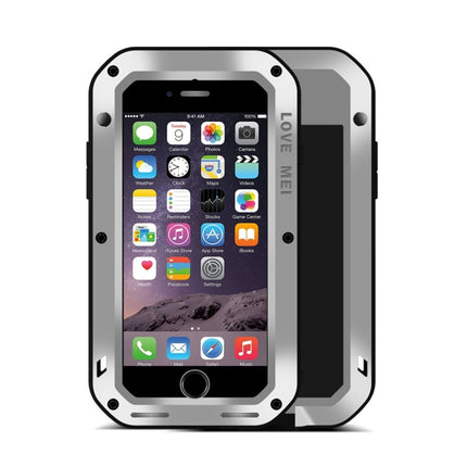 LOVE MEI für iPhone 7 Professionelle und leistungsstarke staubdichte, stoßfeste und rutschfeste Metallschutzhülle