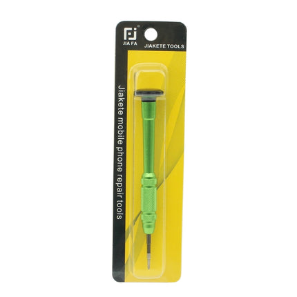 JIAFA JF-609-0.6Y Tri-point 0.6 Repair Screwdriver for iPhone X/ 8/ 8P/ 7/ 7P & Apple Watch, Tri-point 0.6 Green, Tri-point 0.6 Blue, Tri-point 0.6 Magenta, Tri-point 0.6 Gold