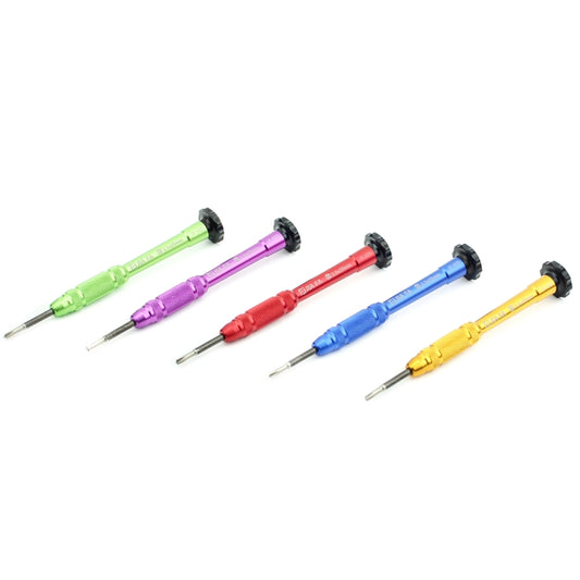 JIAFA JF-609-0.6Y Tri-point 0.6 Repair Screwdriver for iPhone X/ 8/ 8P/ 7/ 7P & Apple Watch, Tri-point 0.6 Magenta, Tri-point 0.6 Red, Tri-point 0.6 Gold, Tri-point 0.6 Green, Tri-point 0.6 Blue
