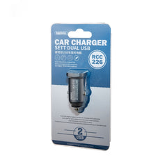 REMAX RCC226 SETT 2.4A Dual USB Interface Intelligent Car Charger, 2.4A