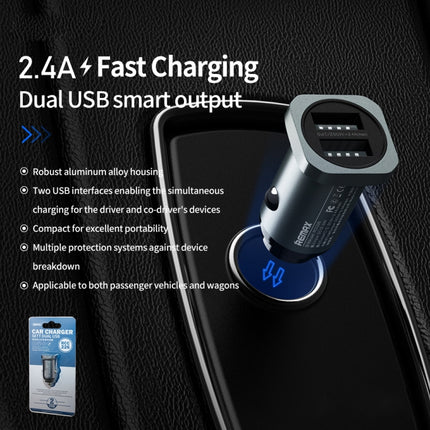 REMAX RCC226 SETT 2.4A Dual USB Interface Intelligent Car Charger, 2.4A