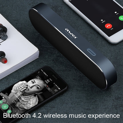 awei Y220 Portable Wireless Bluetooth Speaker V4.2 with HD Clear 3D Stereo Sound and Noise Cancelling, Support TF Card / AUX
