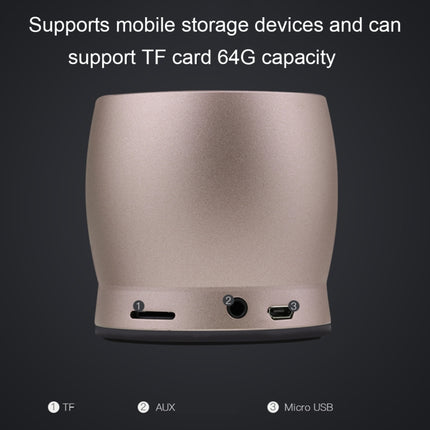 awei Y500 Mini Portable Wireless Bluetooth Speaker with 3D Stereo, Built-in Mic, Support TF Card / AUX