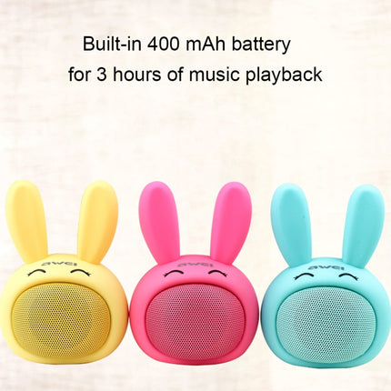 awei Y700 Mini Portable Rabbit Wireless Bluetooth Speaker, Built-in Mic, Support AUX / Hand Free Call