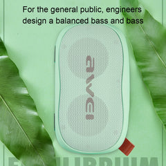 awei Y900 Mini Portable Wireless Bluetooth Speaker Noise Reduction Mic, Support TF Card / AUX, Y900