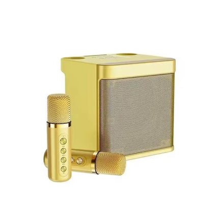 YS-203 Bluetooth-Karaoke-Lautsprecher, kabelloses Mikrofon, YS-203 (Schwarz), YS-203 (Rot), YS-203 (Silber)