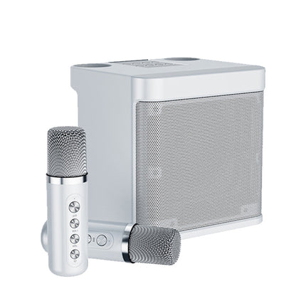 YS-203 Bluetooth-Karaoke-Lautsprecher, kabelloses Mikrofon, YS-203 (Schwarz), YS-203 (Rot), YS-203 (Silber)