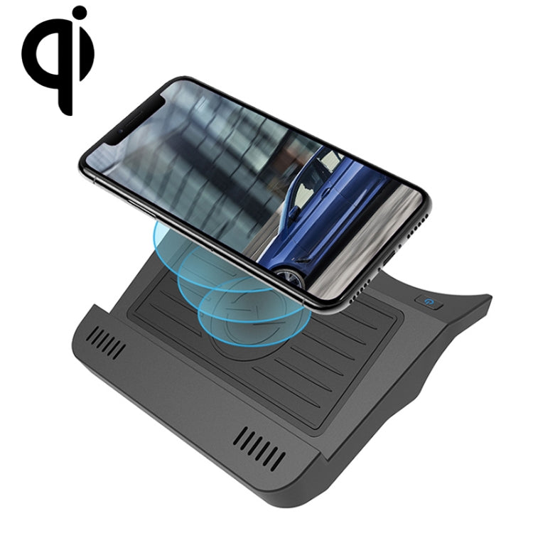 10W Car Fast Charging Wireless Charger for BMW 5 Series 2017-2021 / 6 Series 2018-2019, Left Driving, For BMW 5 Series 2017-2021