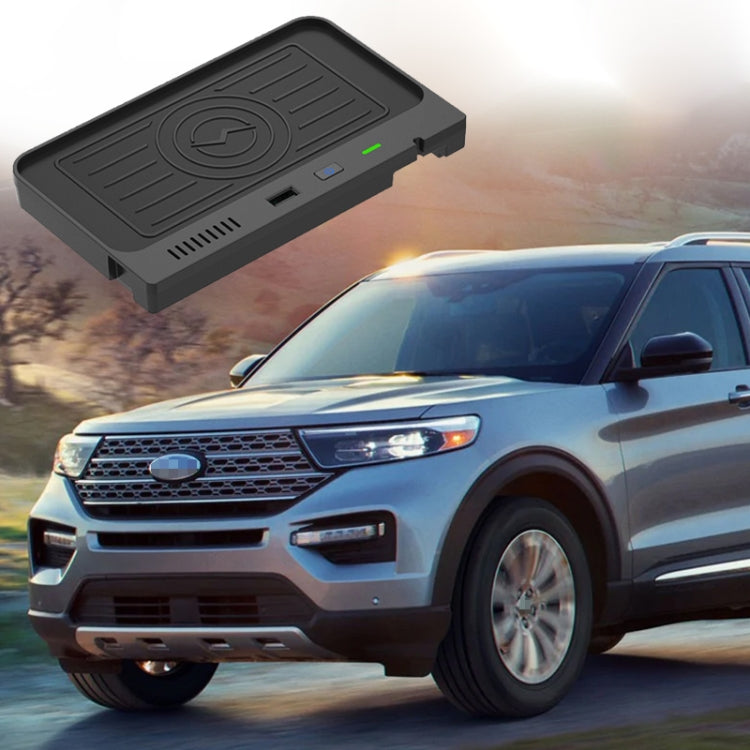 Car Fast Charging Wireless Charger for Ford Explorer 2020-2021, Left Driving, For Ford Explorer 2020-2021