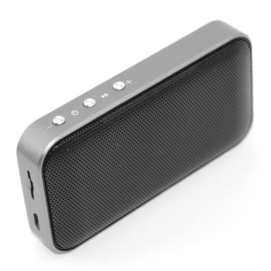 BT209 Tragbarer, ultradünner, kabelloser Mini-Bluetooth-Lautsprecher für den Außenbereich, unterstützt TF-Karte und Freisprechfunktion, Silber, Schwarz