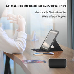 BT209 Outdoor Portable Ultra-thin Mini Wireless Bluetooth Speaker, Support TF Card & Hands-free Calling, Silver, Black