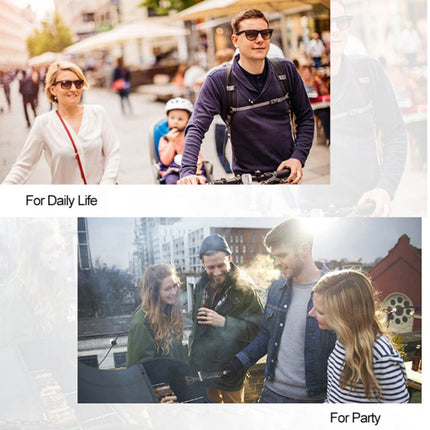 BT209 Tragbarer, ultradünner, kabelloser Mini-Bluetooth-Lautsprecher für den Außenbereich, unterstützt TF-Karte und Freisprechfunktion, Silber, Schwarz