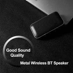 BT209 Outdoor Portable Ultra-thin Mini Wireless Bluetooth Speaker, Support TF Card & Hands-free Calling, Silver, Black