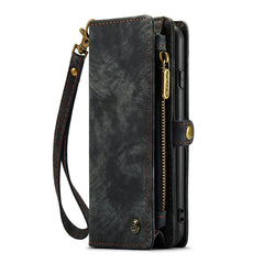 CaseMe for  iPhone 8 & 7  Multifunctional Leather Billfold with Detachable Magnetic PC Back Protective Case & Holder & 10 Card Slots & 3 Cash Slots & 1 Zipper Wallet & 2 Photo Frames & 3 Magnetic Clasps
