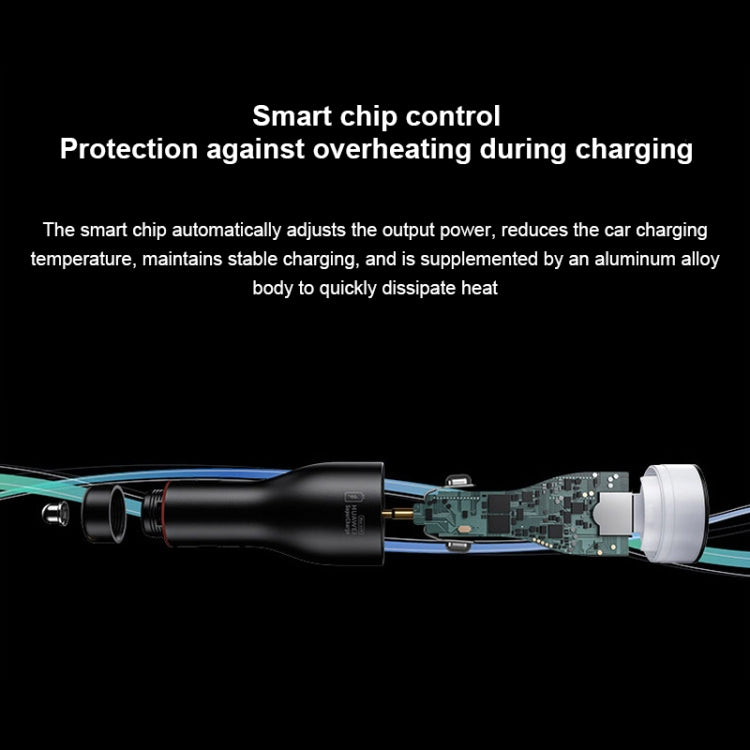 Original Huawei P0006 Dual USB Interface Super Fast Charging Car Charger (Max 66W), P0006