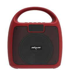 ZEALOT S42 - Altavoz portátil inalámbrico con radio FM y Bluetooth con micrófono incorporado, compatible con llamadas manos libres, tarjeta TF y AUX