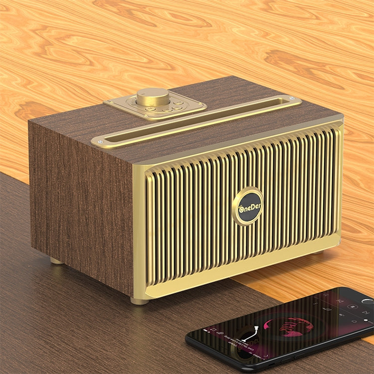 Tragbarer kabelloser Bluetooth-Lautsprecher Oneder V6, unterstützt Freisprecheinrichtung, FM, TF-Karte, AUX und USB-Laufwerk