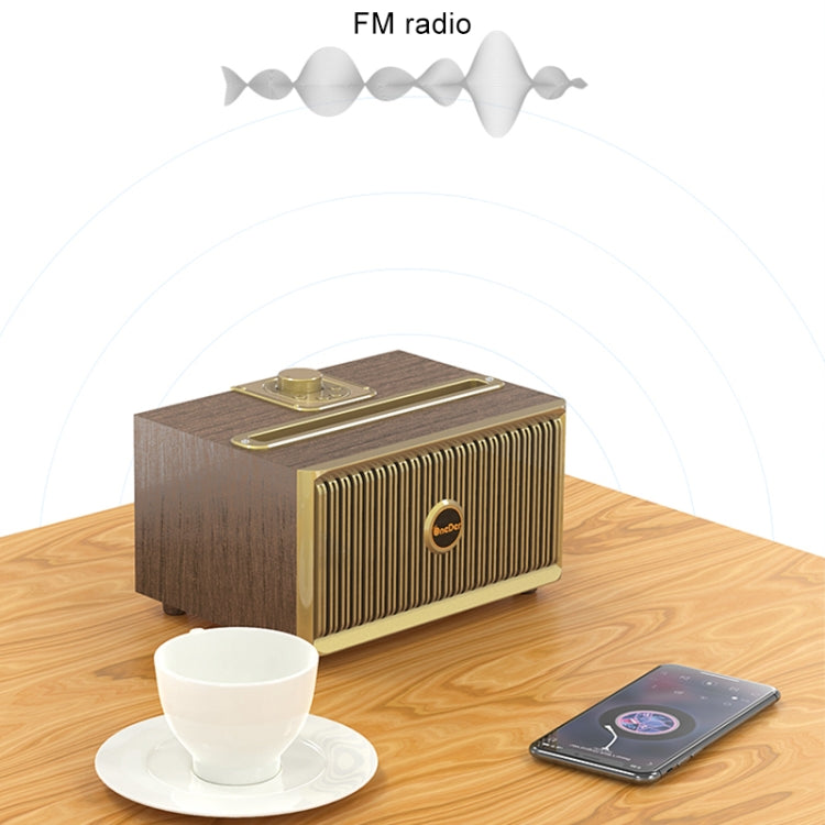 Tragbarer kabelloser Bluetooth-Lautsprecher Oneder V6, unterstützt Freisprecheinrichtung, FM, TF-Karte, AUX und USB-Laufwerk