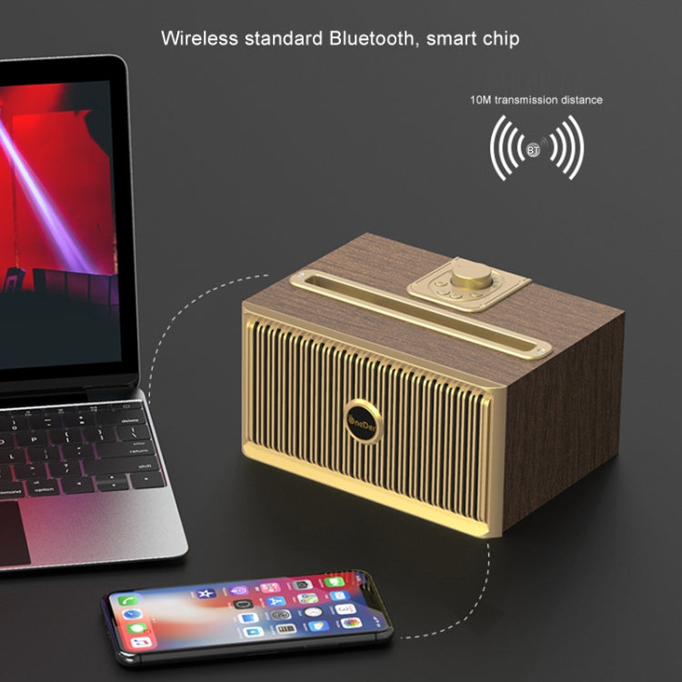 Tragbarer kabelloser Bluetooth-Lautsprecher Oneder V6, unterstützt Freisprecheinrichtung, FM, TF-Karte, AUX und USB-Laufwerk