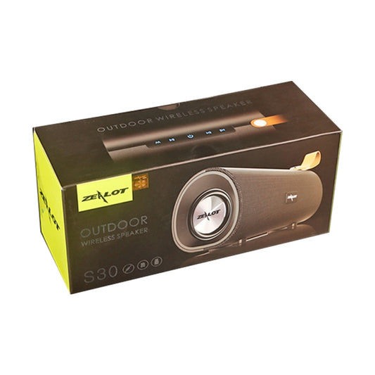 ZEALOT S30 Portable Heavy Bass Stereo Wireless Bluetooth Speaker with Built-in Mic, Support Hands-Free Call & TF Card & AUX