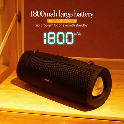 ZEALOT S38 Tragbarer Subwoofer, kabelloser Bluetooth-Lautsprecher mit eingebautem Mikrofon, unterstützt Freisprechanrufe, TF-Karte und AUX