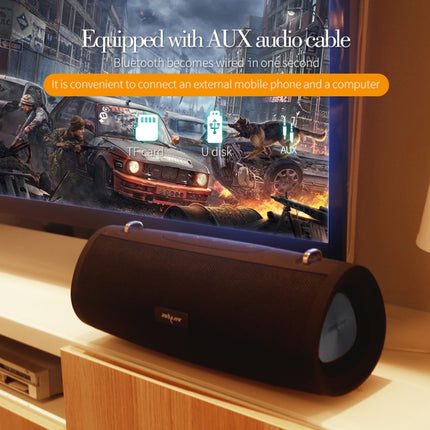 ZEALOT S38 Tragbarer Subwoofer, kabelloser Bluetooth-Lautsprecher mit eingebautem Mikrofon, unterstützt Freisprechanrufe, TF-Karte und AUX