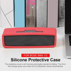 Estuche protector portátil de gel de sílice suave a prueba de golpes para altavoz Bluetooth Bose Soundlink Mini 1/2