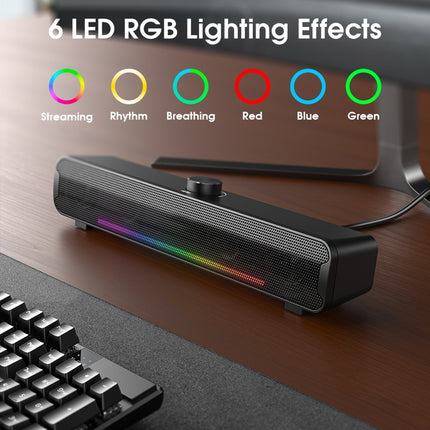 L16 Outdoor Portable RGB Light HiFi USB Bluetooth Wireless Speaker, L16