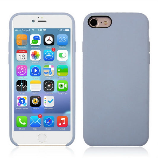 For iPhone 8 & 7 Pure Color Liquid Silicone + PC Shockproof Defender Case, iPhone 8 & 7, For 8 & 7