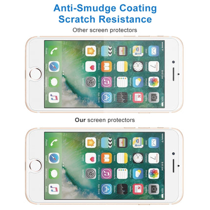 10 PCS for iPhone 8 Plus & iPhone 7 Plus 0.26mm 9H Surface Hardness 2.5D Explosion-proof Tempered Glass Non-full Screen Film, For 8 Plus & iPhone 7 Plus