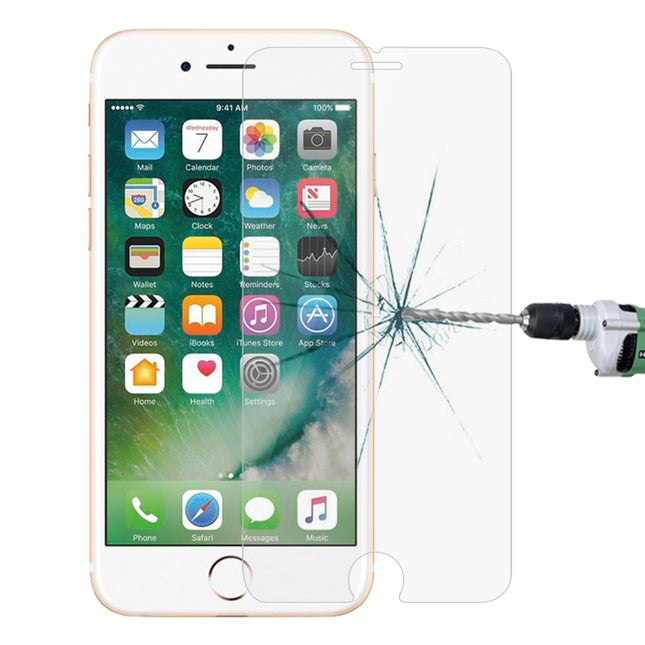 For iPhone 8 Plus & iPhone 7 Plus 0.26mm 9H Surface Hardness 2.5D Explosion-proof Tempered Glass Non-full Screen Film, For 8 Plus & iPhone 7 Plus