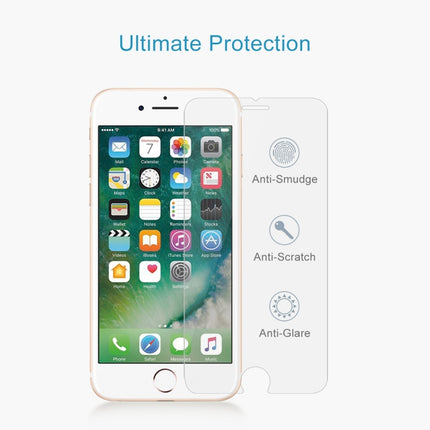 For iPhone 8 Plus & iPhone 7 Plus 0.26mm 9H Surface Hardness 2.5D Explosion-proof Tempered Glass Non-full Screen Film, For 8 Plus & iPhone 7 Plus