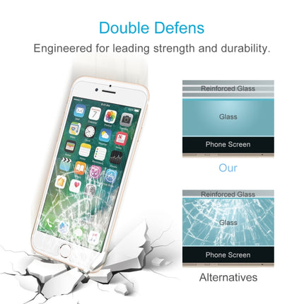 For iPhone 8 Plus & iPhone 7 Plus 0.26mm 9H Surface Hardness 2.5D Explosion-proof Tempered Glass Non-full Screen Film, For 8 Plus & iPhone 7 Plus