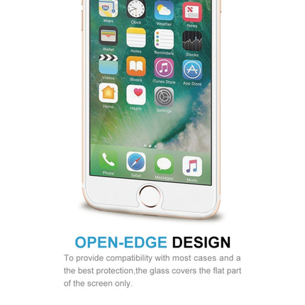 For iPhone 8 Plus & iPhone 7 Plus 0.26mm 9H Surface Hardness 2.5D Explosion-proof Tempered Glass Non-full Screen Film, For 8 Plus & iPhone 7 Plus