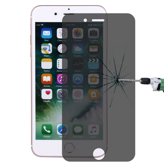 For iPhone 7 Plus/8 Plus Privacy Anti-glare Screen Protector 0.26mm 9H Surface Hardness 2.5D Explosion-proof Tempered Glass Screen Film, For 7 Plus
