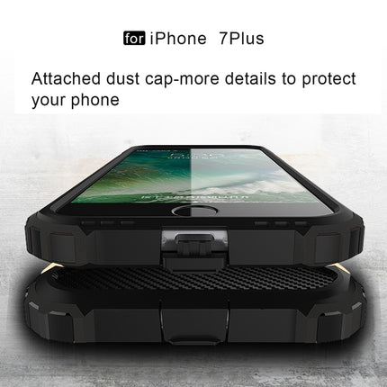 For iPhone 8 Plus & 7 Plus   Tough Armor TPU + PC Combination Case, For iPhone 7 Plus