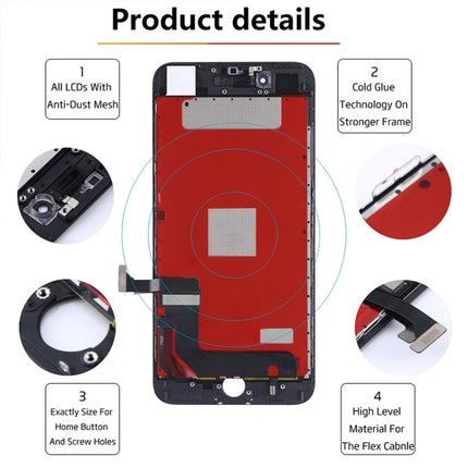 Original LCD Screen for iPhone 7 Plus, i7 Plus Original White, i7 Plus Original Black