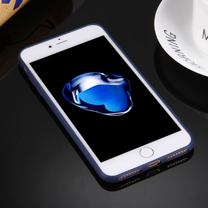 Funda protectora de TPU de color sólido sin orificio redondo para iPhone 8 Plus y 7 Plus