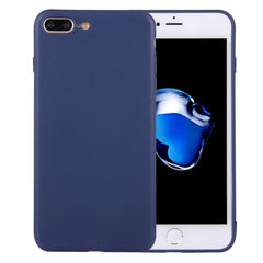 For iPhone 8 Plus & 7 Plus   Solid Color TPU Protective Case Without Round Hole