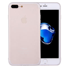 For iPhone 8 Plus & 7 Plus   Solid Color TPU Protective Case Without Round Hole