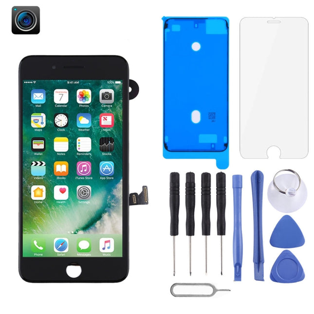 LCD Screen include Front Camera for iPhone 7 Plus, i7 Plus Black with Camera, i7 Plus White with Camera