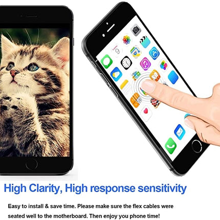 LCD Screen include Front Camera for iPhone 7 Plus, i7 Plus Black with Camera, i7 Plus White with Camera