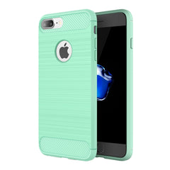 For iPhone 7 Plus Brushed Texture Fiber TPU Rugged Armor Protective Case, For 7 Plus, For iPhone 7 Plus, For 8P & 7P