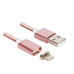 Weave Style 5V 2A 8 Pin to USB 2.0 Magnetic Data Cable, Cable Length: 1.2m