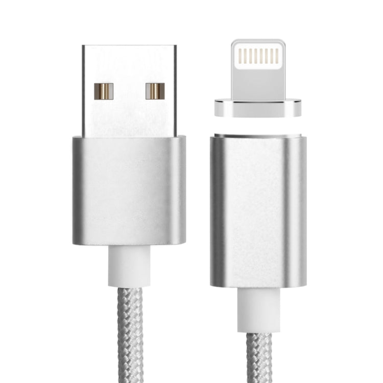 Weave Style 5V 2A 8 Pin to USB 2.0 Magnetic Data Cable, Cable Length: 1.2m