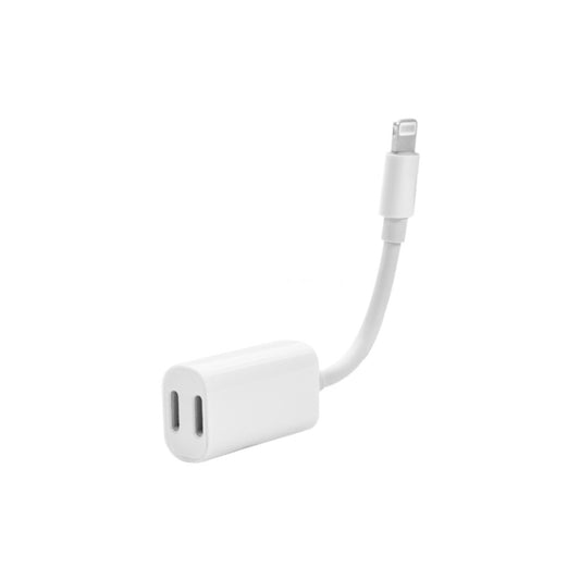 Adaptador de sincronización de datos/cargador de 8 pines macho a 8 pines hembra y adaptador de audio de 8 pines hembra, compatible con teléfonos móviles iOS 10.3.1 o superiores