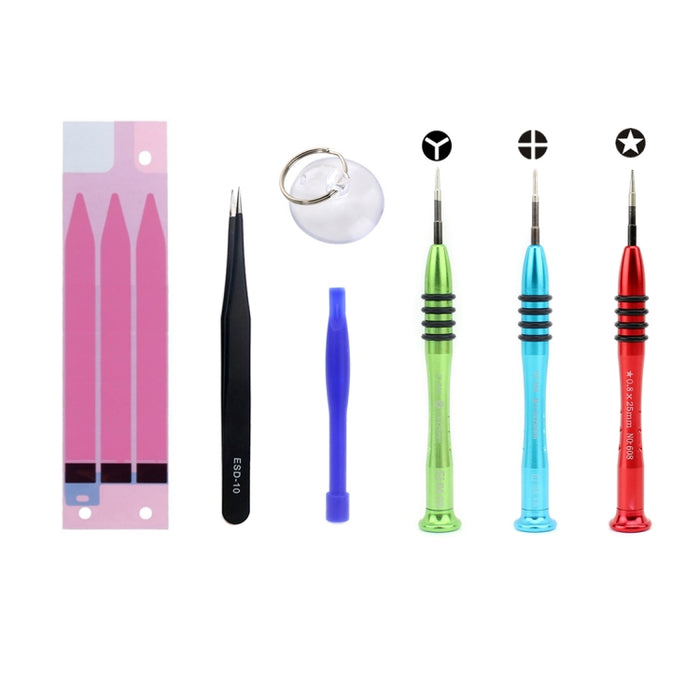 JIAFA JF-8163 7 in 1 Battery Repair Tool Set for iPhone 7 Plus, For 7P