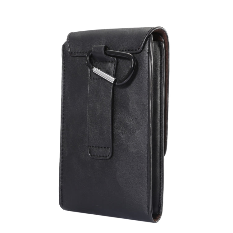 6,3 Zoll und darunter Universelle Crazy Horse Texture 3 Beutel Vertikales Flip-Lederetui mit Gürtelloch und Kletterschnalle für Galaxy Note 8, Sony, Huawei, Meizu, Lenovo, ASUS, Cubot, Oneplus, Oukitel, Xiaomi, DOOGEE, Vkworld und andere Smartphones