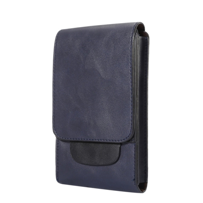 6.3 inch and Below Universal Crazy Horse Texture 3 Pouches Vertical Flip Leather Case with Belt Hole & Climbing Buckle for Galaxy Note 8, Sony, Huawei, Meizu, Lenovo, ASUS, Cubot, Oneplus, Oukitel, Xiaomi, DOOGEE, Vkworld, and other Smartphones
